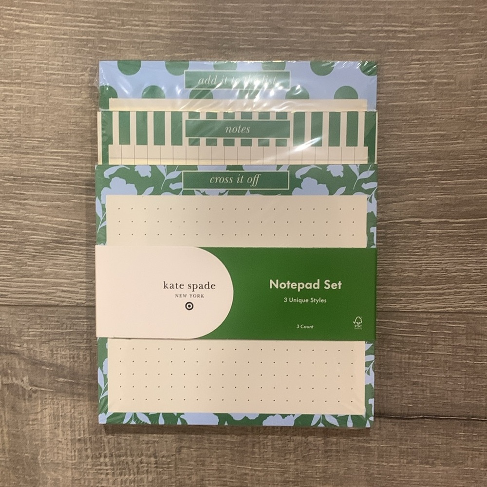 kate spade x target notepad set